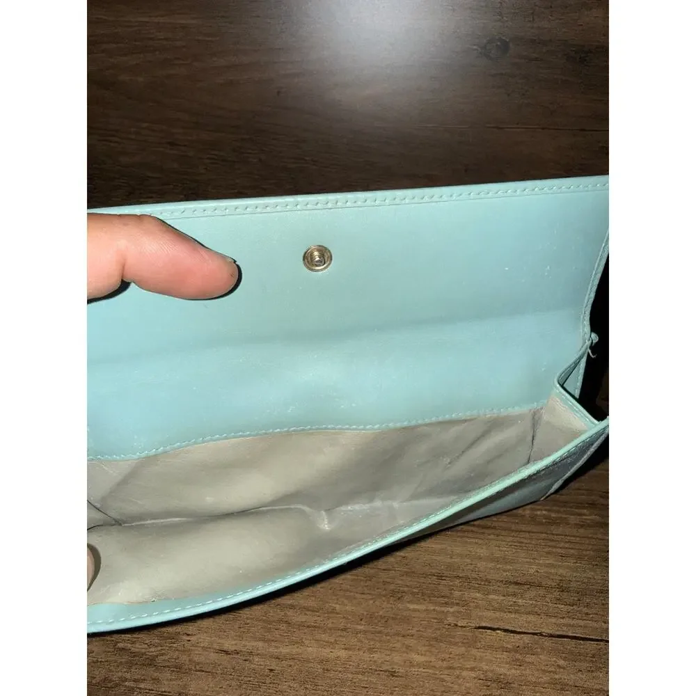 Gucci Jackie GG Embossed Long Wallet Rare Mint Green Gold Hardware with box - Picture 11 of 12